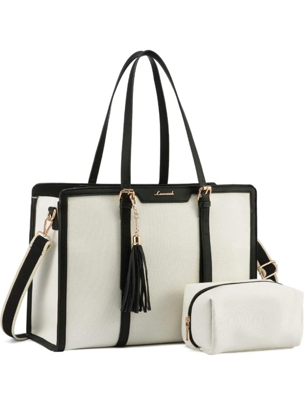 Stylish Waterproof Laptop Tote Bag for Women | Large Canvas Work & Teacher Bag